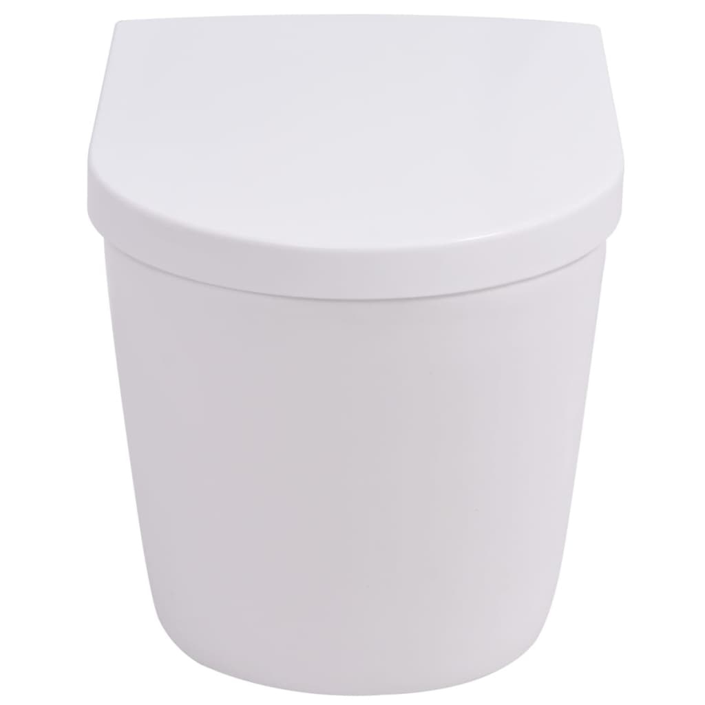 Vidaxl Wand-WC mit Soft-Close-Sitz, Weiß, 56 x 36 x 34 cm - bis zu 30% Rabatt