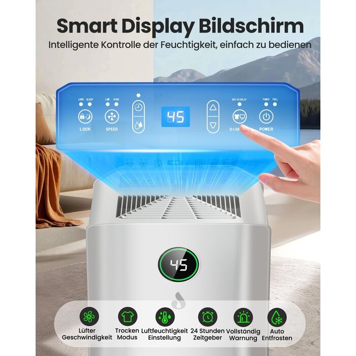 Luftentfeuchter 20l/Tag für 50m² - Outlet-Angebot: bis zu 29% sparen
