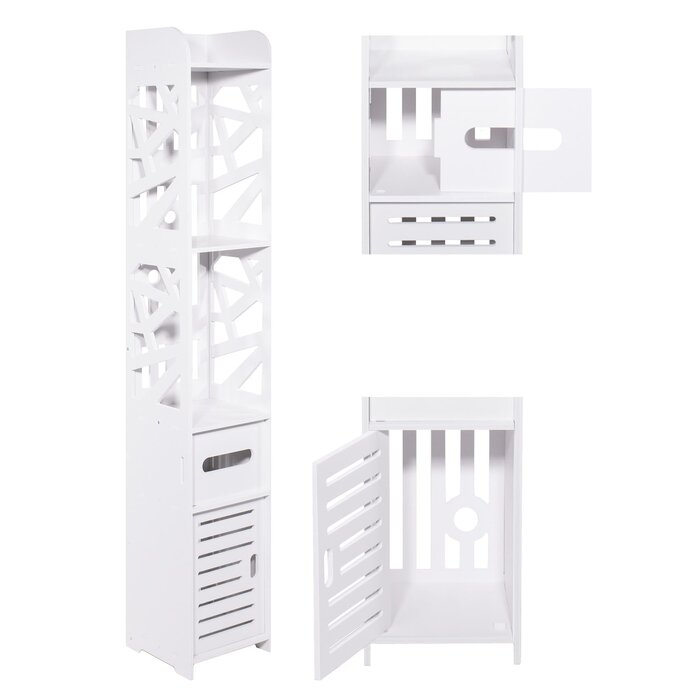 Viking Choice Schmaler Badschrank 120 cm - Kompakt & Platzsparend - bis zu 36% Rabatt
