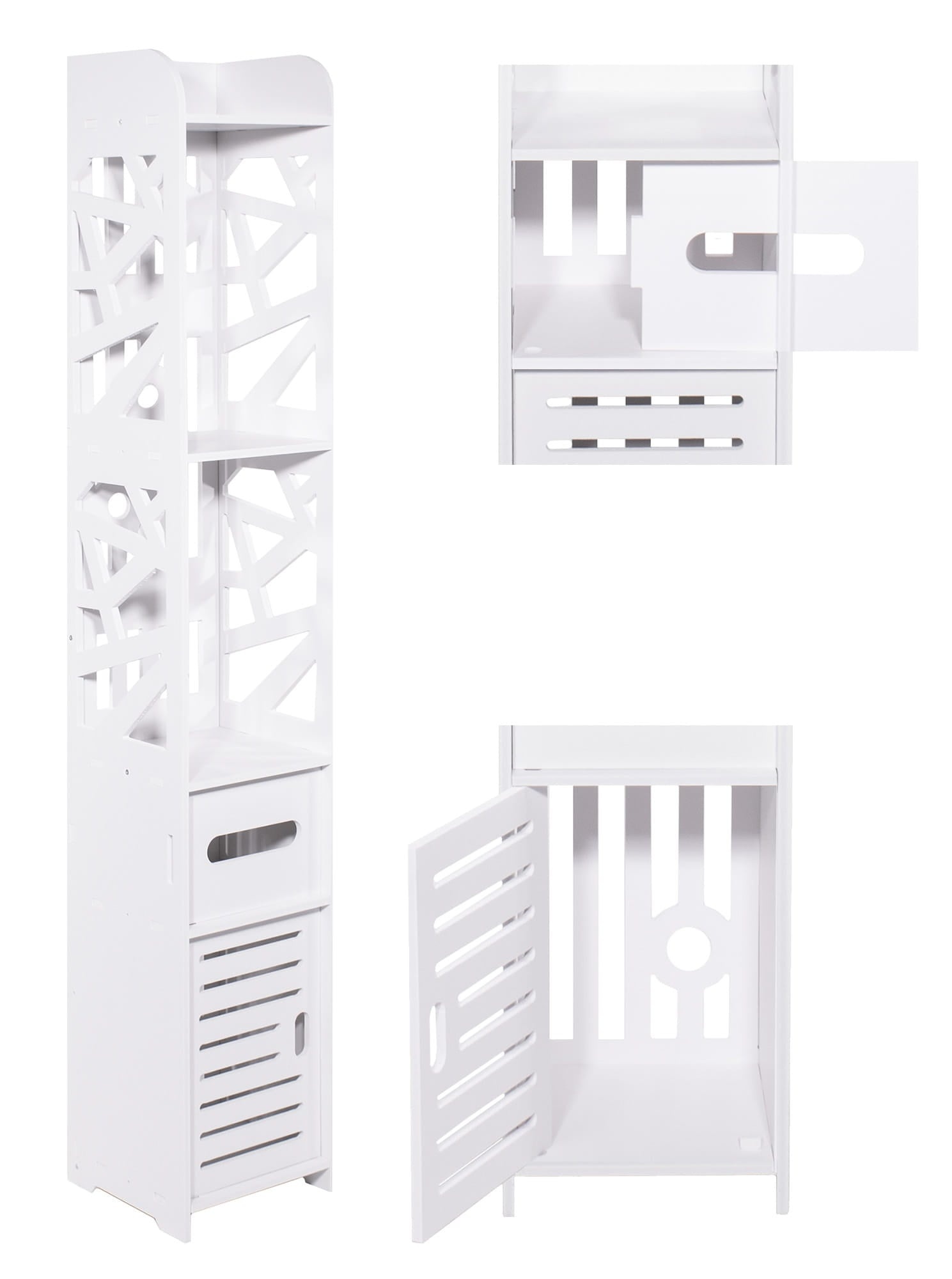 Viking Choice Schmaler Badschrank 120 cm - Kompakt & Platzsparend - bis zu 36% Rabatt