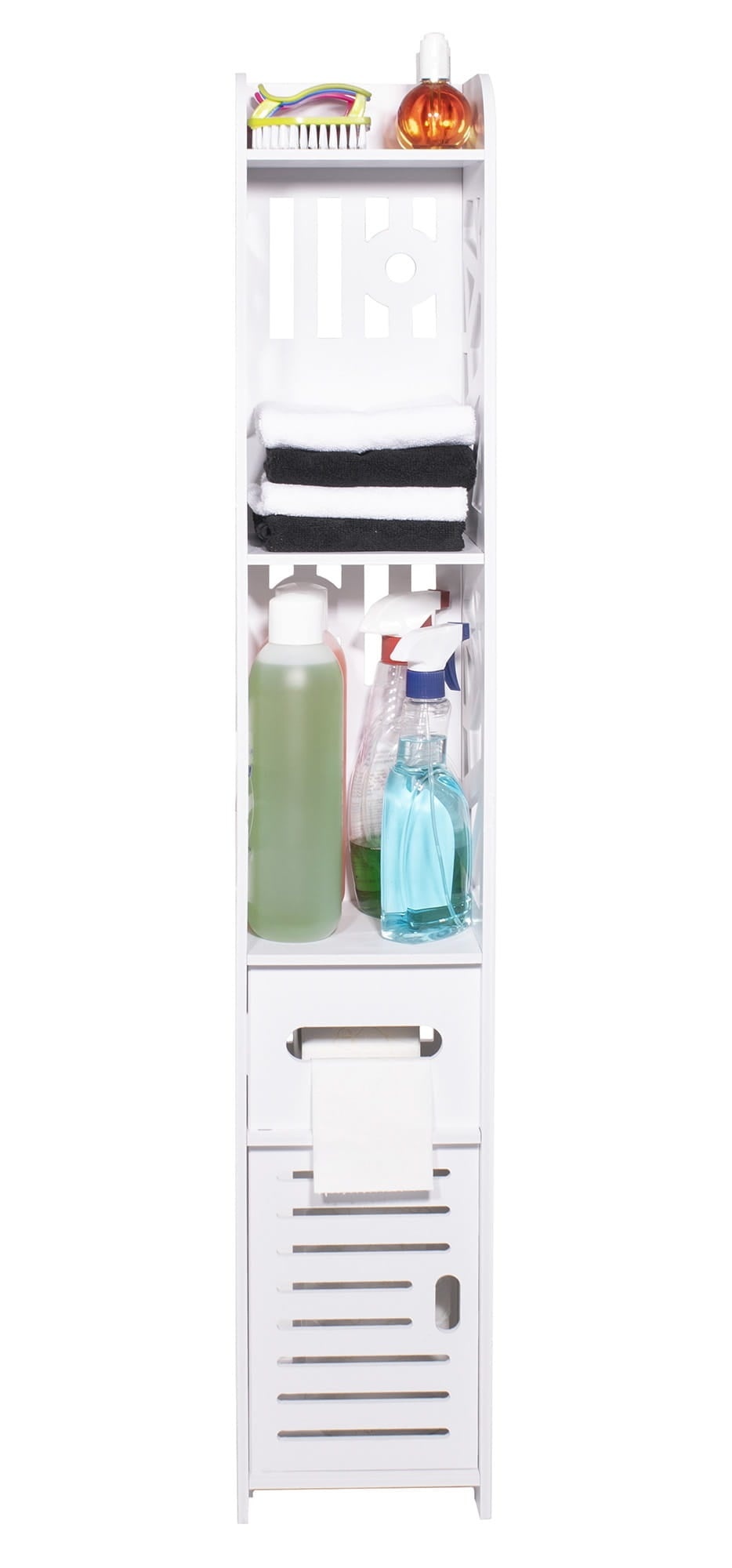 Viking Choice Schmaler Badschrank 120 cm - Kompakt & Platzsparend - bis zu 36% Rabatt
