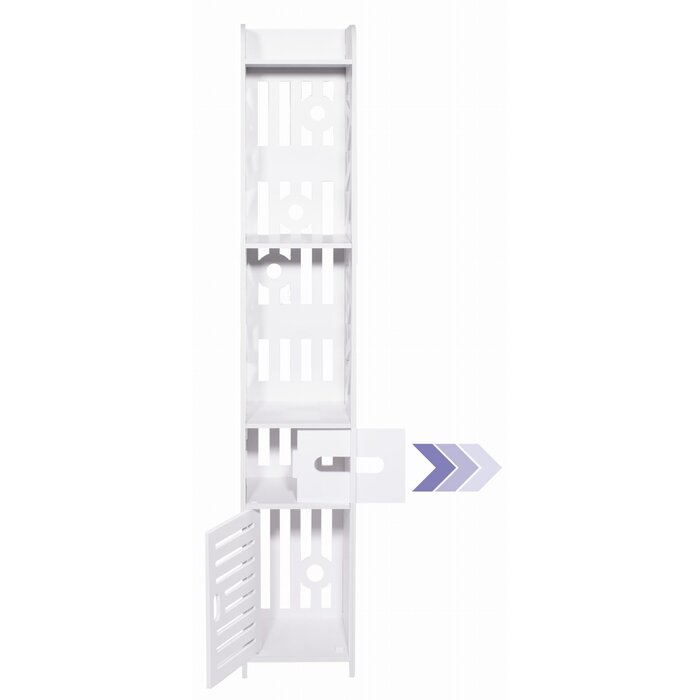 Viking Choice Schmaler Badschrank 120 cm - Kompakt & Platzsparend - bis zu 36% Rabatt