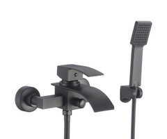 Viking Choice Moderne Wannenarmatur Schwarz mit Wasserfall-Effekt - bis zu 49% Rabatt