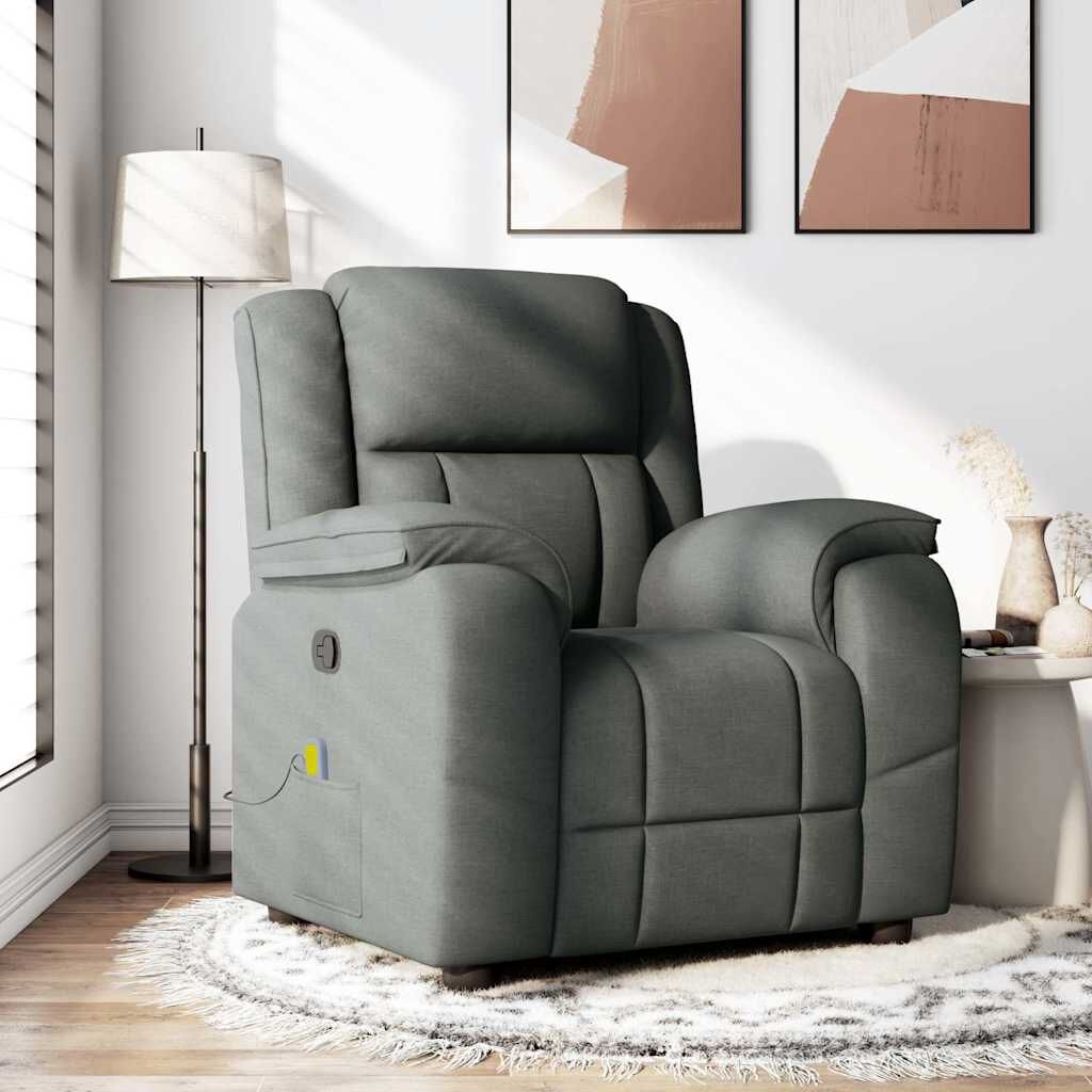 Vidaxl Verstellbarer Massagesessel in Dunkelgrau - bis zu 35% Rabatt