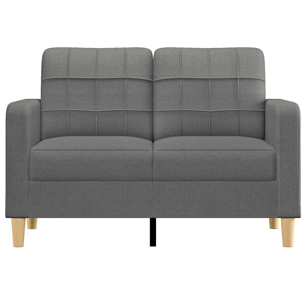 Vidaxl Modernes 2-Sitzer Sofa in Dunkelgrau - bis zu 35% Rabatt