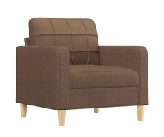 Vidaxl Stilvoller Sessel in Braun, 60 cm - Jetzt bis zu 62% günstiger
