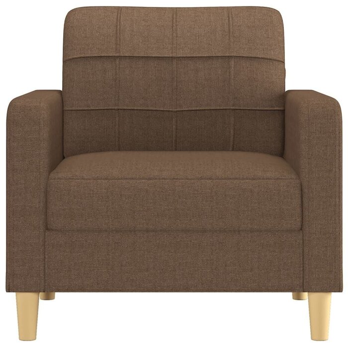 Vidaxl Gemütlicher Sessel in Braun, 60 cm - Jetzt bis zu 35 % Rabatt sichern