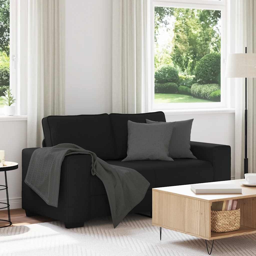 Vidaxl Stilvolles 2-Sitzer Sofa 120 cm Schwarz - Outlet bis zu 35% reduziert
