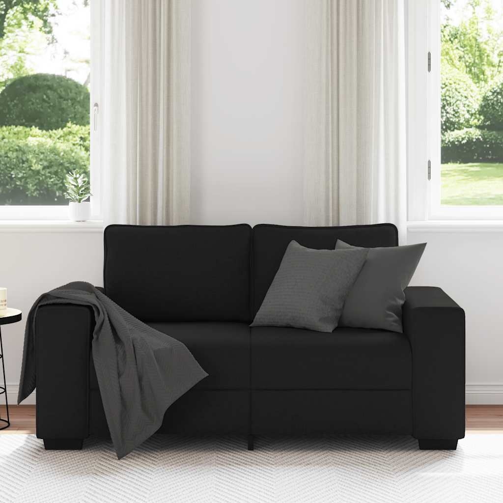 Vidaxl Stilvolles 2-Sitzer Sofa 120 cm Schwarz - Outlet bis zu 35% reduziert