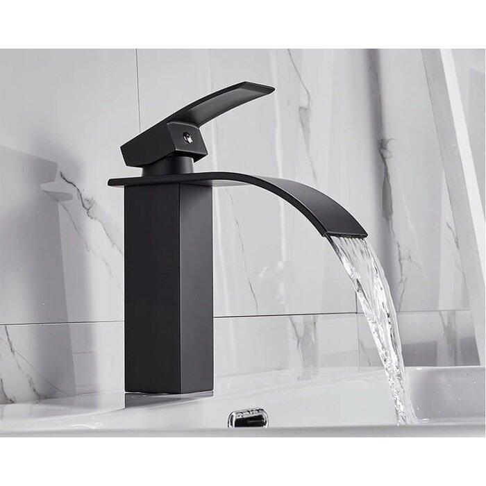 Viking Choice Waschtischarmatur Schwarz Matt 18cm - Messing - bis zu 23% sparen