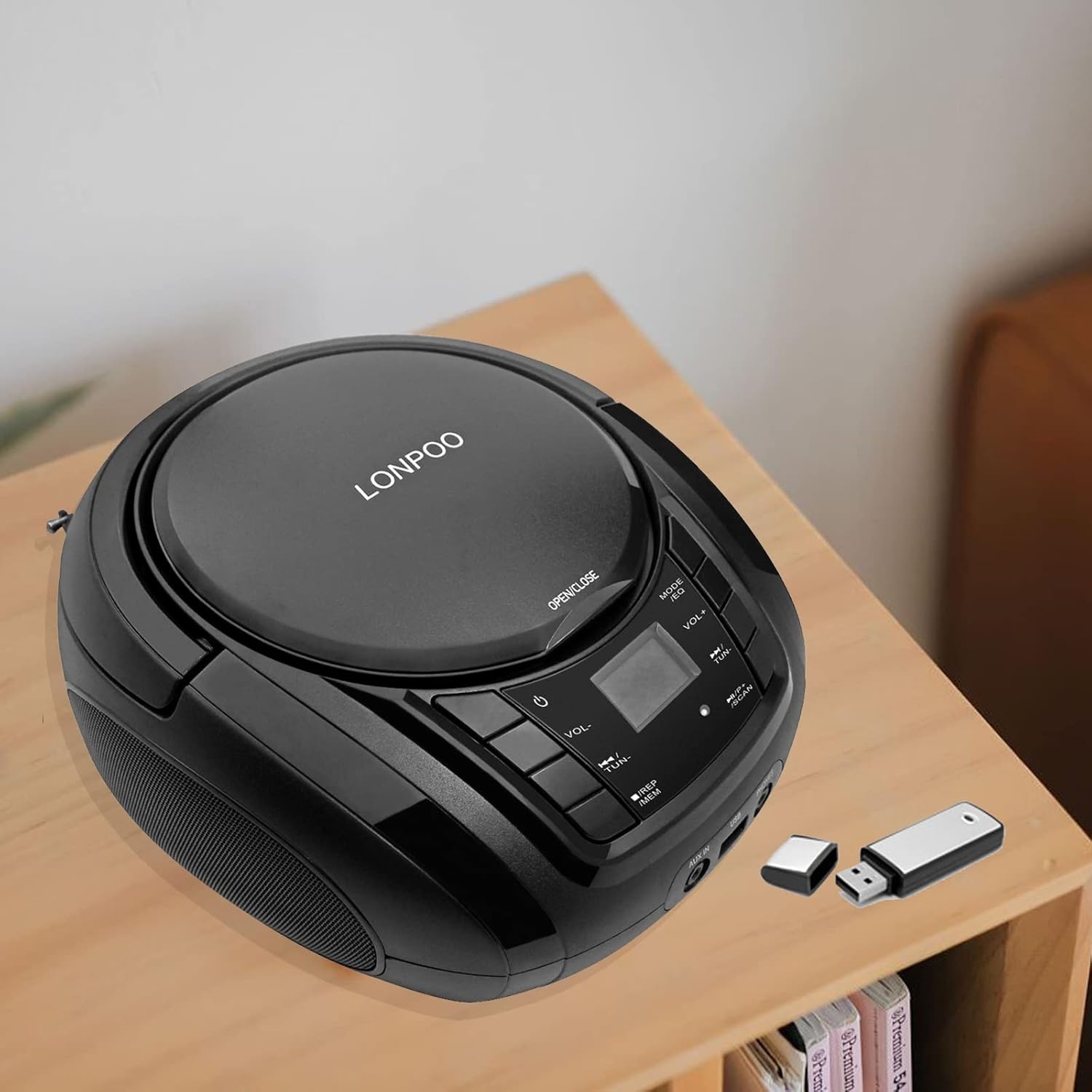 Tragbarer CD-Player & FM-Radio mit Bluetooth - Jetzt bis zu 29% Rabatt