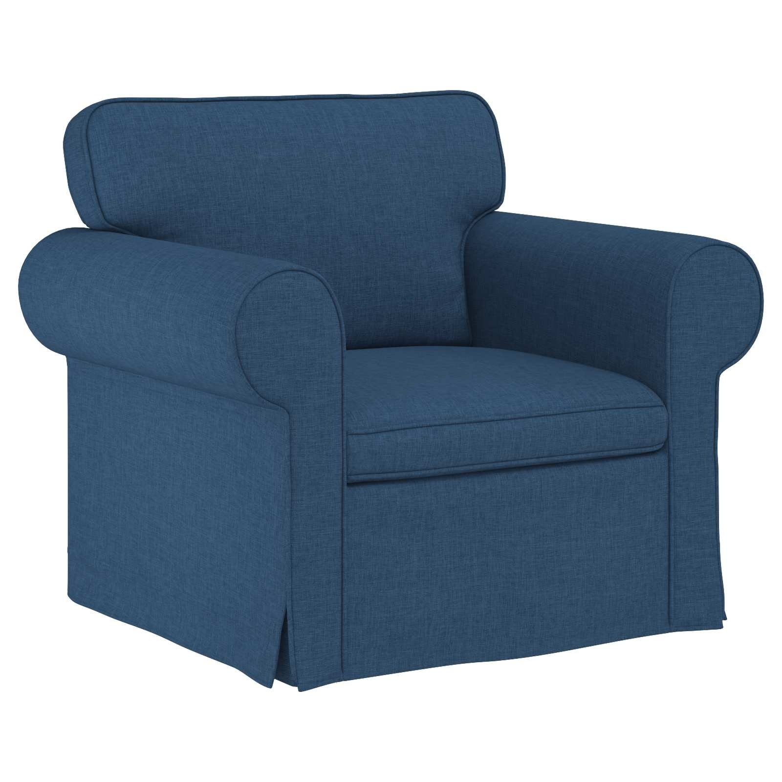 Vidaxl Modernes Sofa 60 cm in Blau - Robuster Metallrahmen - bis zu 35% Rabatt