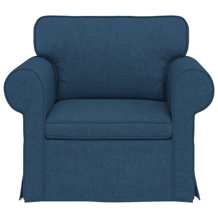 Vidaxl Modernes Sofa 60 cm in Blau - Robuster Metallrahmen - bis zu 35% Rabatt