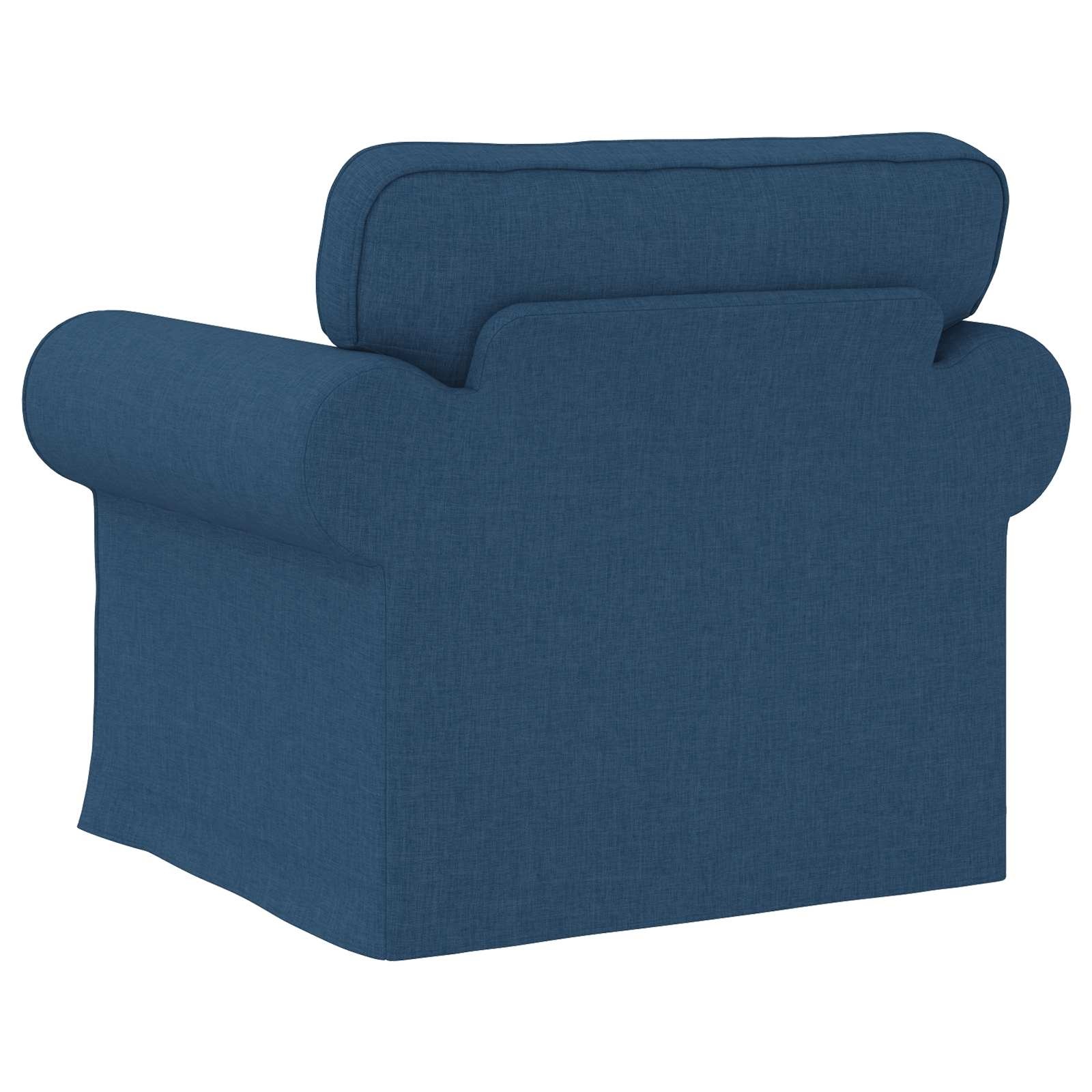 Vidaxl Modernes Sofa 60 cm in Blau - Robuster Metallrahmen - bis zu 35% Rabatt