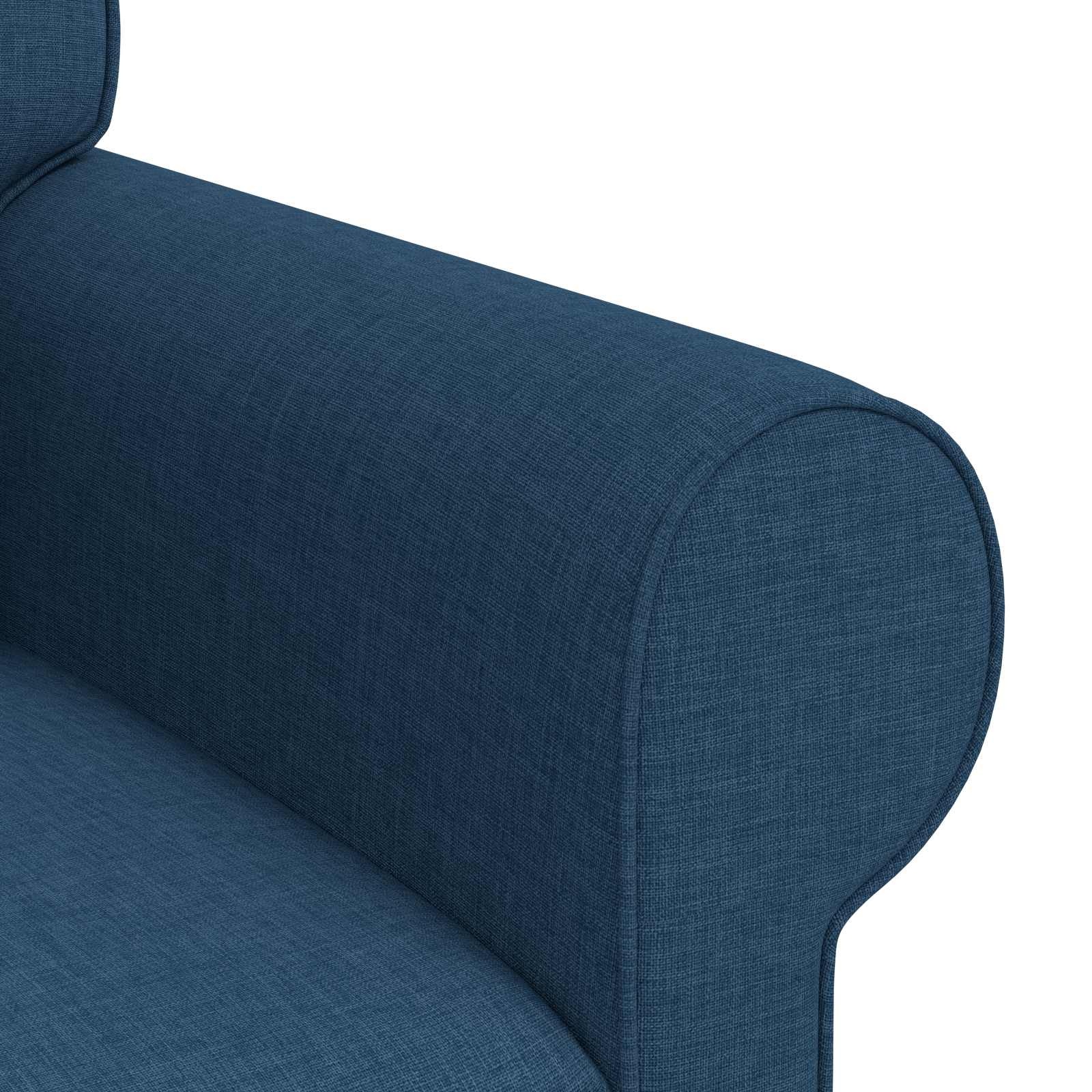 Vidaxl Modernes Sofa 60 cm in Blau - Robuster Metallrahmen - bis zu 35% Rabatt