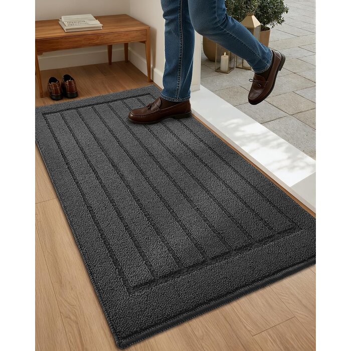 Moderner Küchenläufer 44x150 cm - Grau, Rutschfest & Waschbar - bis zu 28% Rabatt