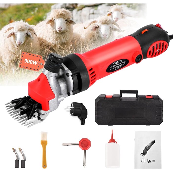 Profischermaschine für Schafe & Pferde | 900W | bis zu 34% Rabatt