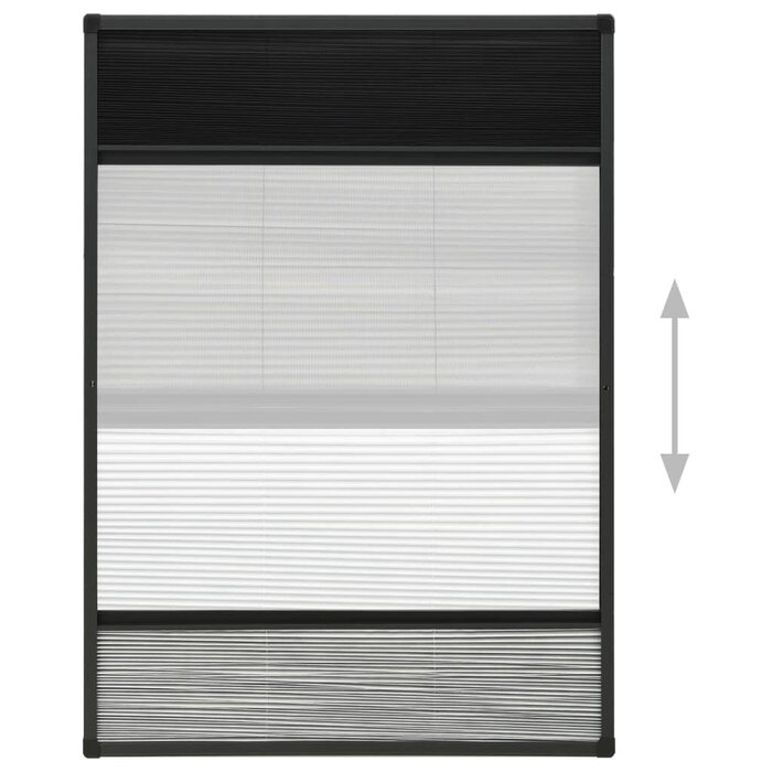Vidaxl Plissee-Insektenschutz mit Verdunkelung 80x120 cm - Sparen Sie bis zu 33%