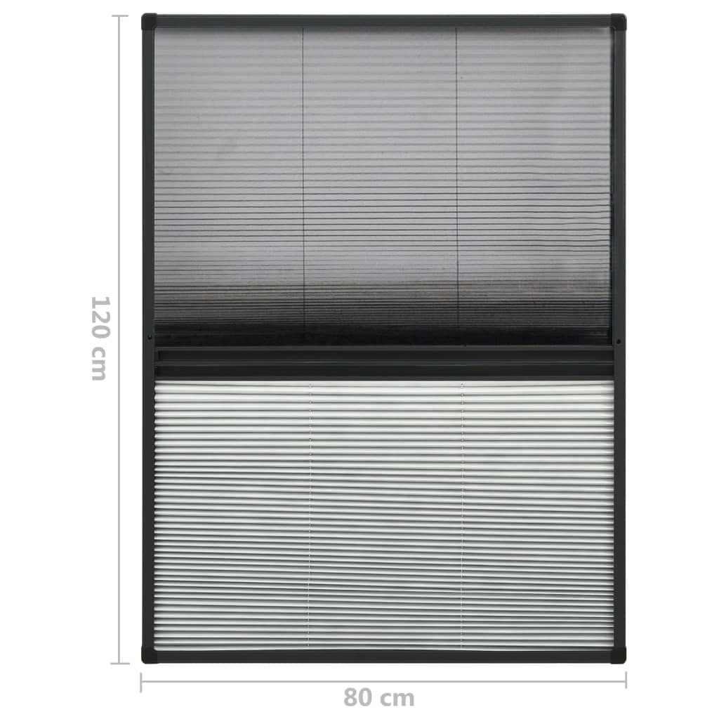 Vidaxl Plissee-Insektenschutz mit Verdunkelung 80x120 cm - Sparen Sie bis zu 33%