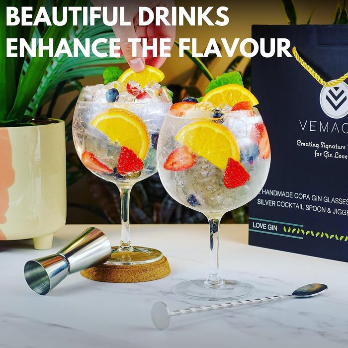 Gin Tonic Glas-Set im Copa-Design, 550 ml - Jetzt bis zu 31% sparen