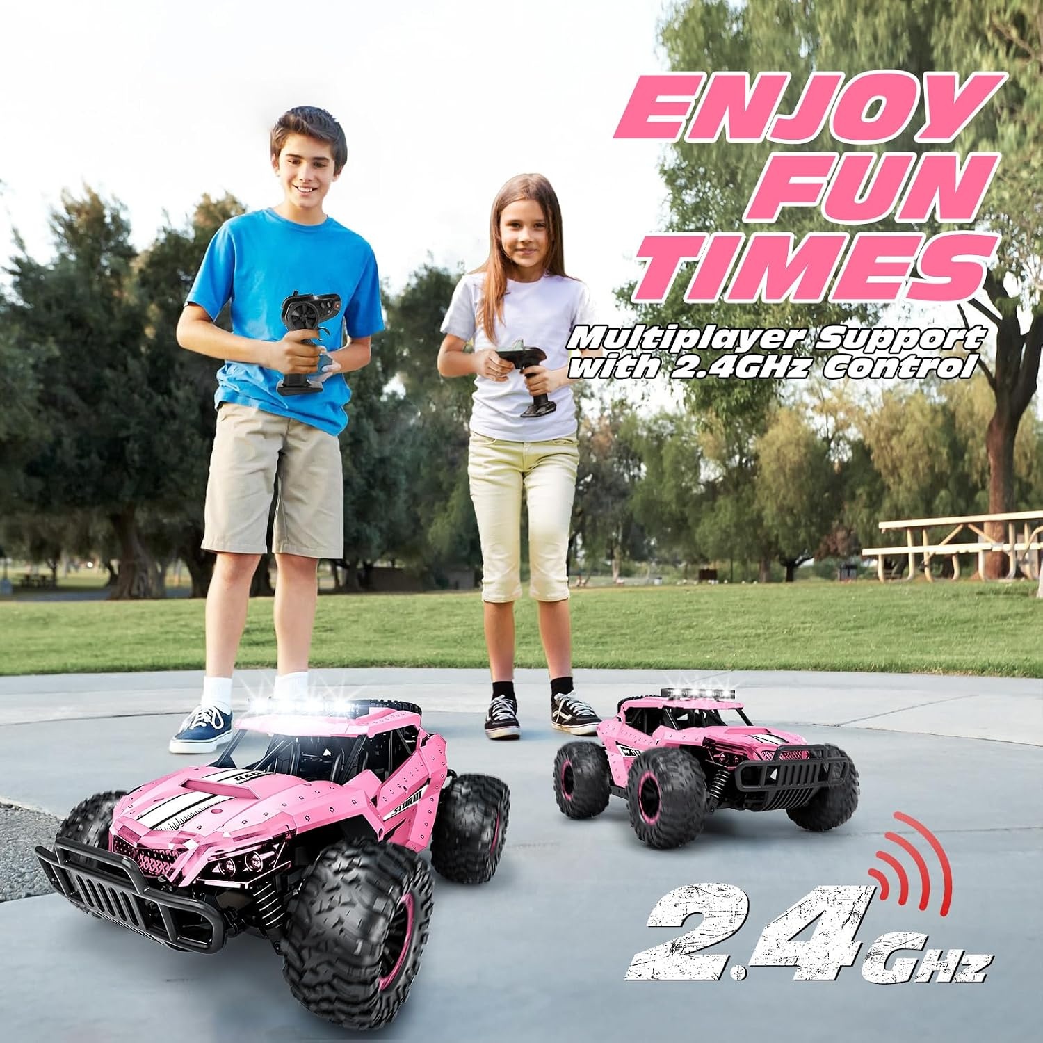 RC Monstertruck 1:16 Offroad-Auto Rosa - bis zu 33% Rabatt im Outlet