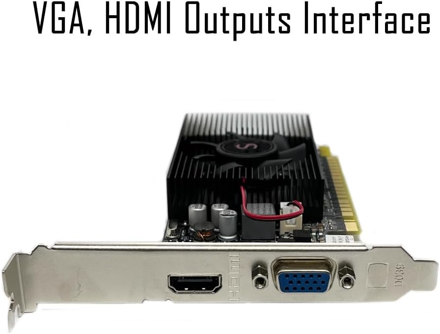 Grafikkarte 2GB DDR3 Low-Profile - VGA & HDMI - bis zu 34% sparen