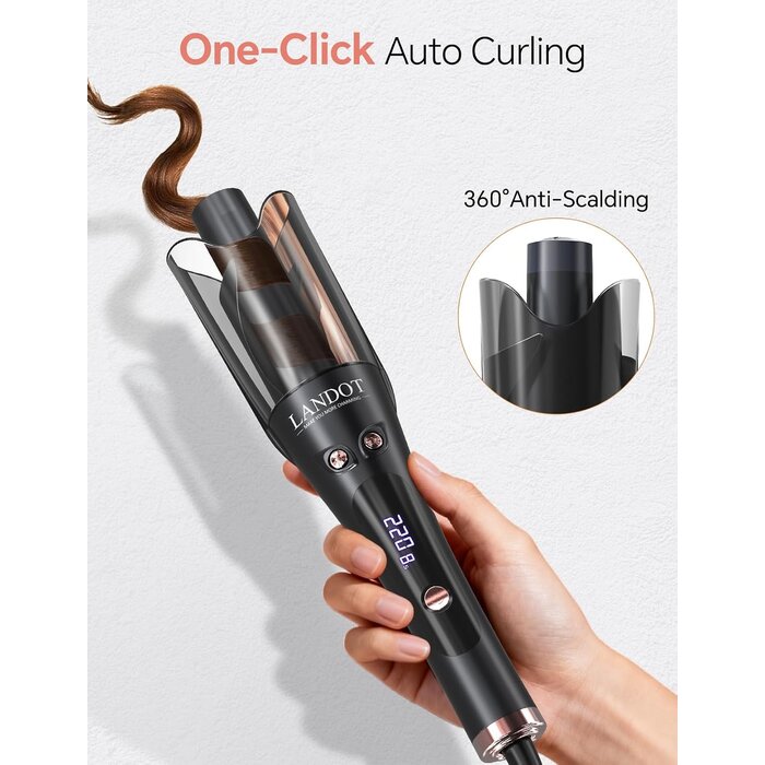 Automatischer Lockenstab 25 mm - Bis zu 33% Rabatt auf Retouren