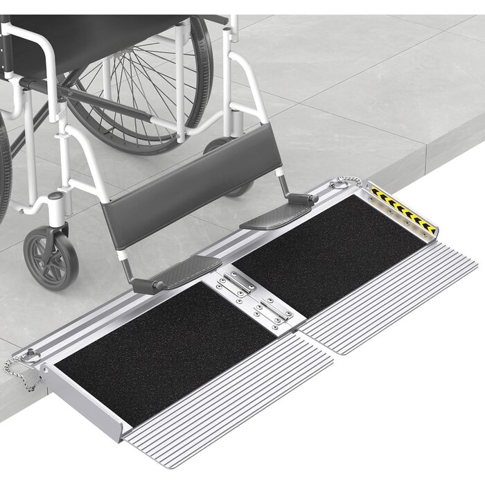 Klappbare Rollstuhlrampe 61 cm - Aluminium - Bis zu 34% sparen