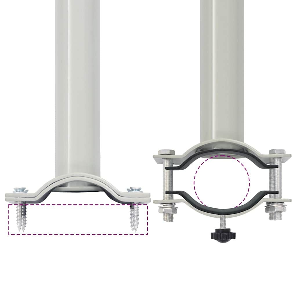 Vidaxl Ausziehbare Seitenmarkise 80x300 cm Grau - Bis zu 33% Rabatt im Outlet