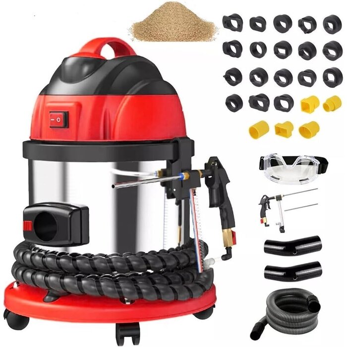 Walnussgranulat-Motorreiniger 1200W inkl. 23 Adapter - bis zu 35% Rabatt