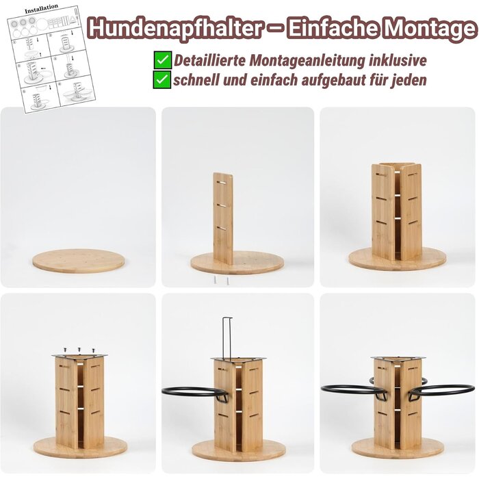 Ergonomische Futterstation mit 3 Näpfen - bis zu 32% günstiger