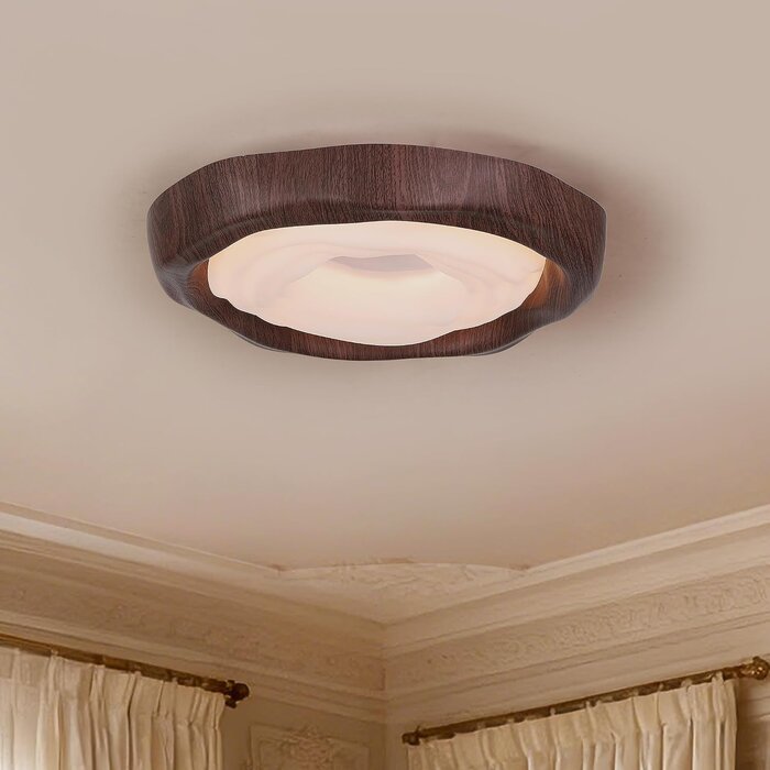 LED Deckenleuchte Holzoptik 42 cm 25W - bis zu 34% Rabatt auf Rückläufer