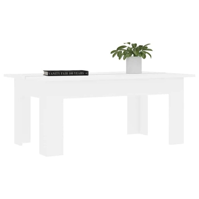 Vidaxl Couchtisch 100x60x42 cm in Weiß - jetzt bis zu 32% günstiger
