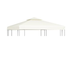 Vidaxl Ersatzdach für Pavillon 3x3m Cremeweiß - bis zu 53% günstiger