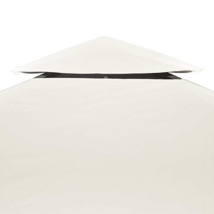 Vidaxl Ersatzdach für Pavillon 3x3m Cremeweiß - bis zu 53% günstiger