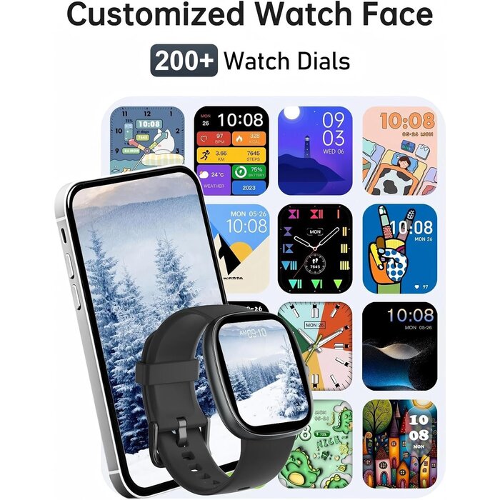 Smartwatch mit Telefonfunktion & 1,8" HD-Display - jetzt bis zu 27% reduziert