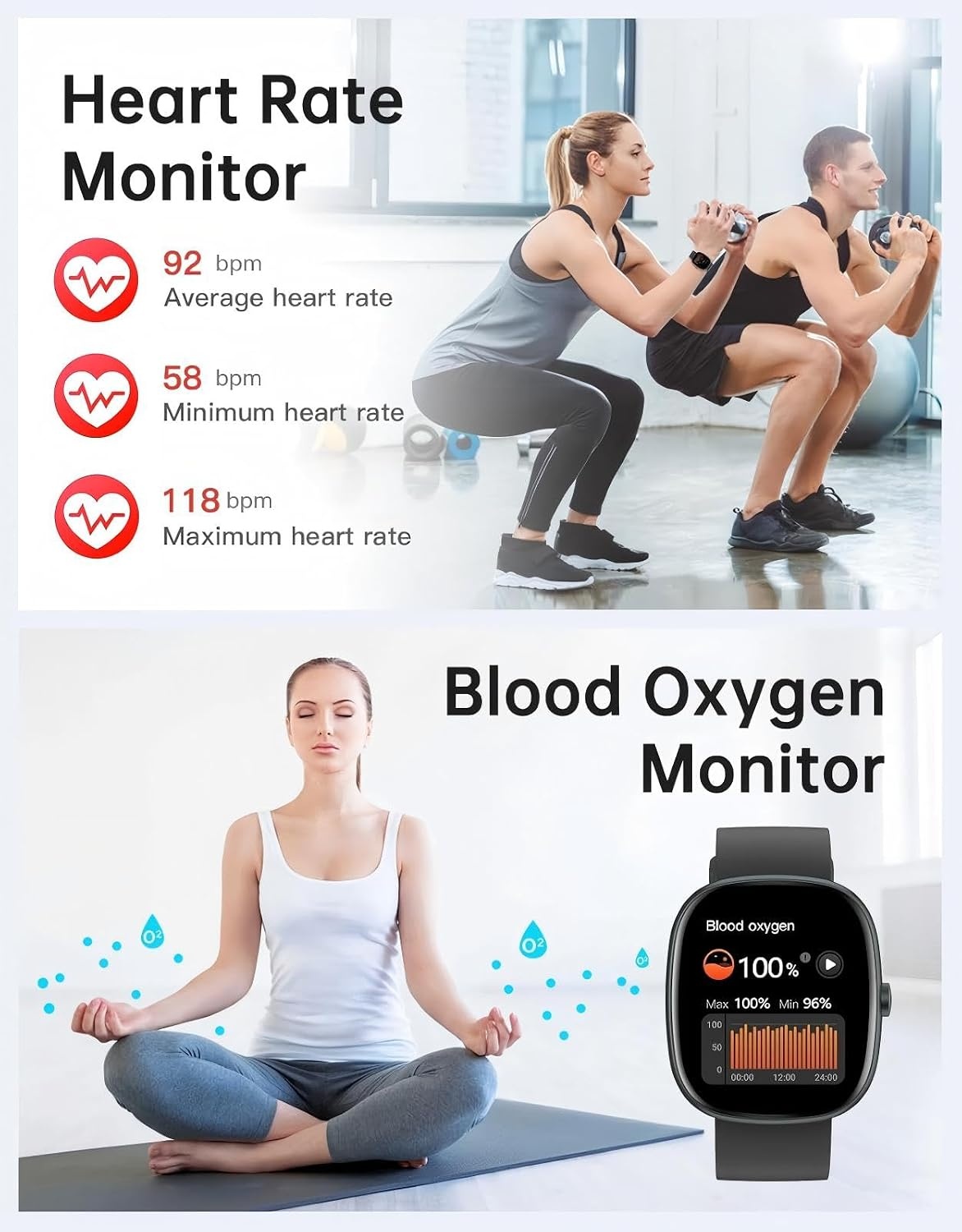 Smartwatch mit Telefonfunktion & 1,8" HD-Display - jetzt bis zu 27% reduziert