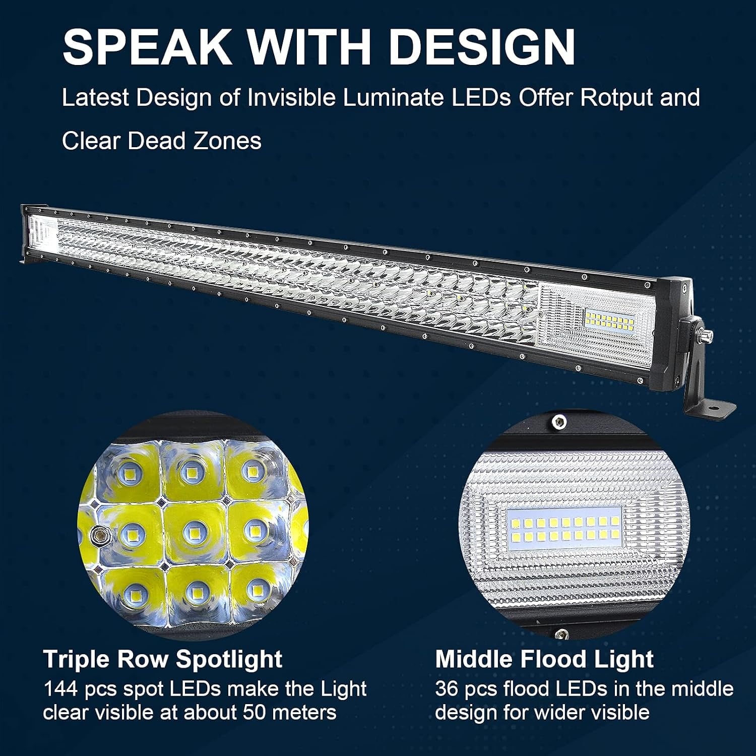 42 Zoll LED-Lichtleiste 540W - Offroad Flutlicht bis zu 34% günstiger