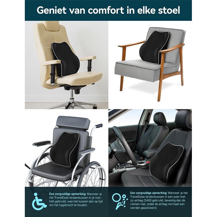 Ergonomisches Lendenwirbelkissen aus Memory-Schaum - jetzt bis zu 33% sparen