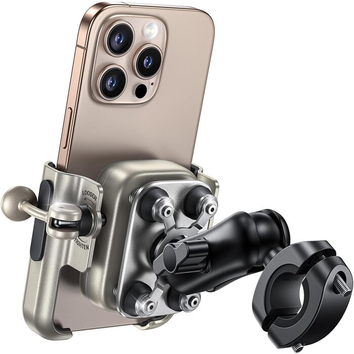 Premium Handyhalterung Motorrad & Fahrrad - Gold - Zinklegierung - bis zu 34% Rabatt