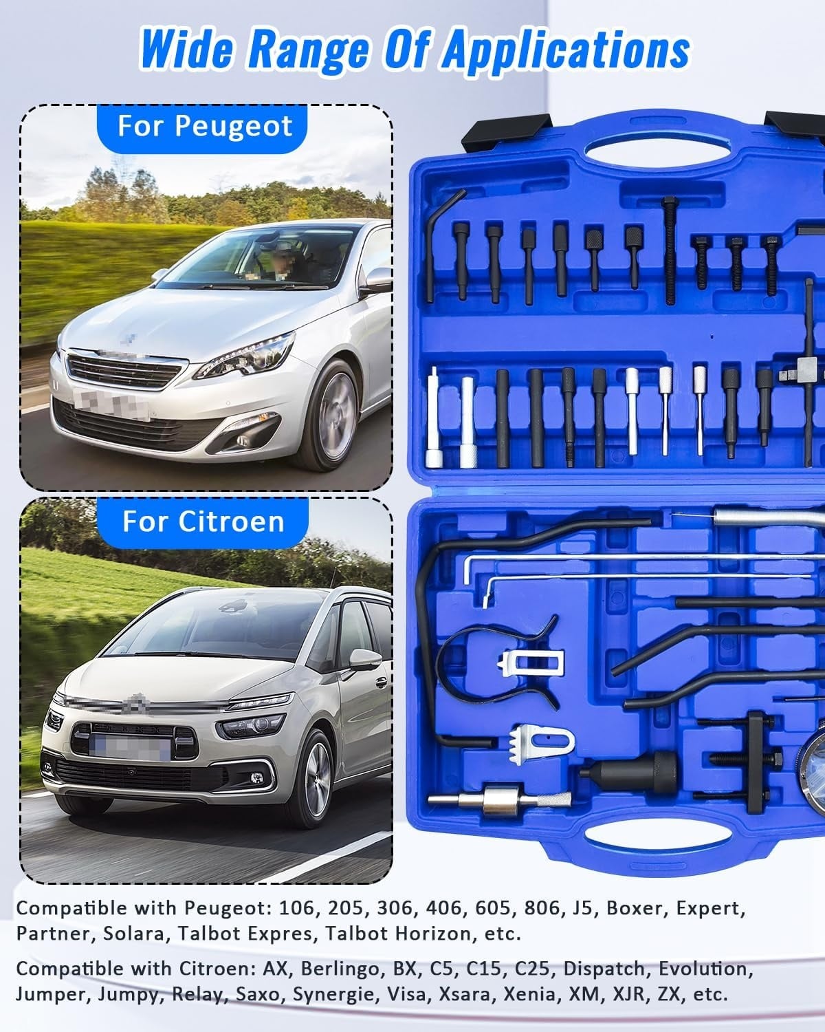Motor-Einstellwerkzeug-Satz PSA für Peugeot & Citroën - bis zu 34% sparen