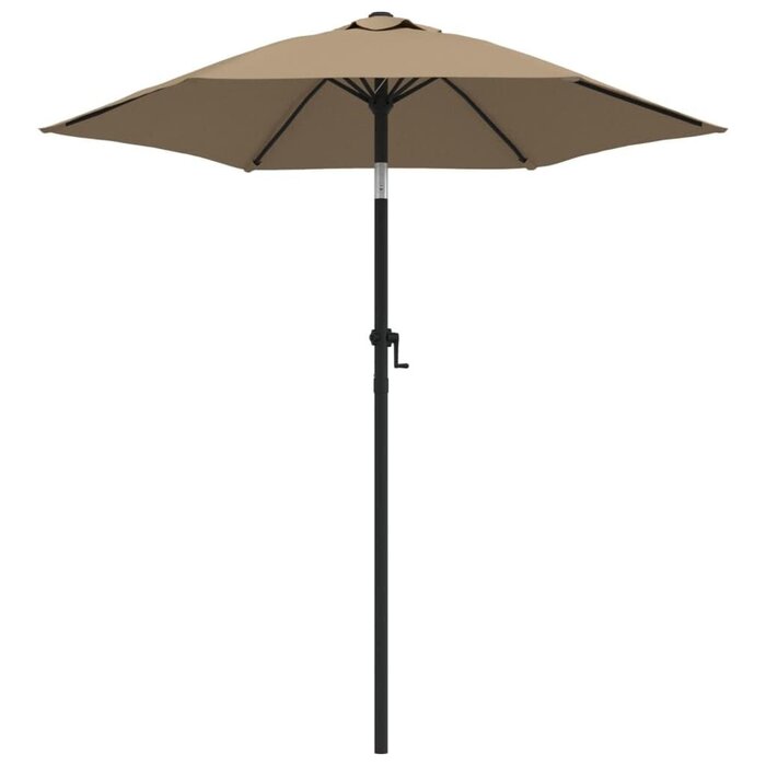 Vidaxl Sonnenschirm mit Kurbel 200x224cm Taupe - bis zu 33% reduziert