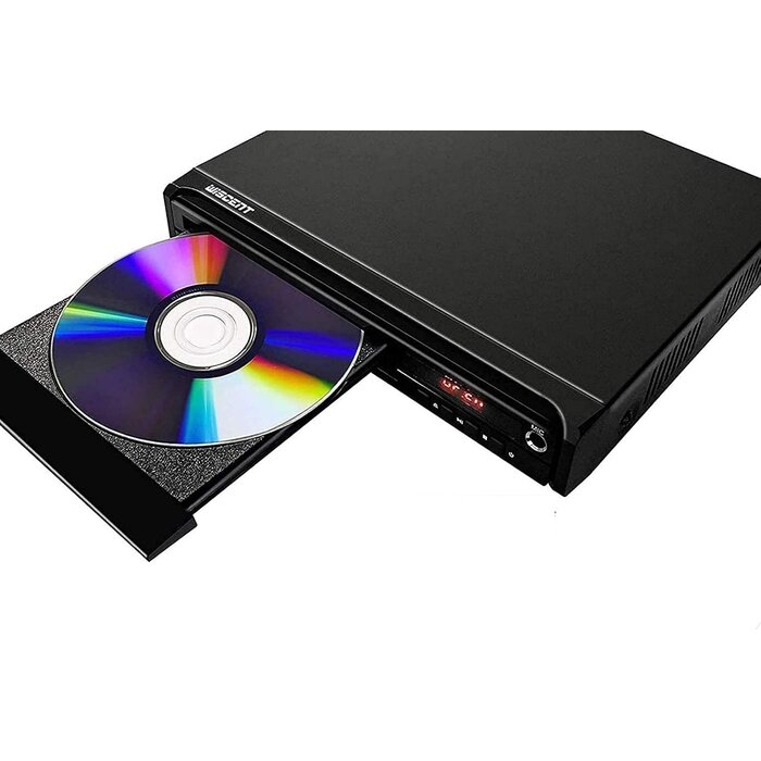 Kompakter DVD-Player 1080p Full HD | Regiofrei | Jetzt bis zu 33% reduziert