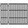 Gusseisen Grillrost 48 x 68,3 cm, 2-teilig - Outlet bis zu 33% reduziert