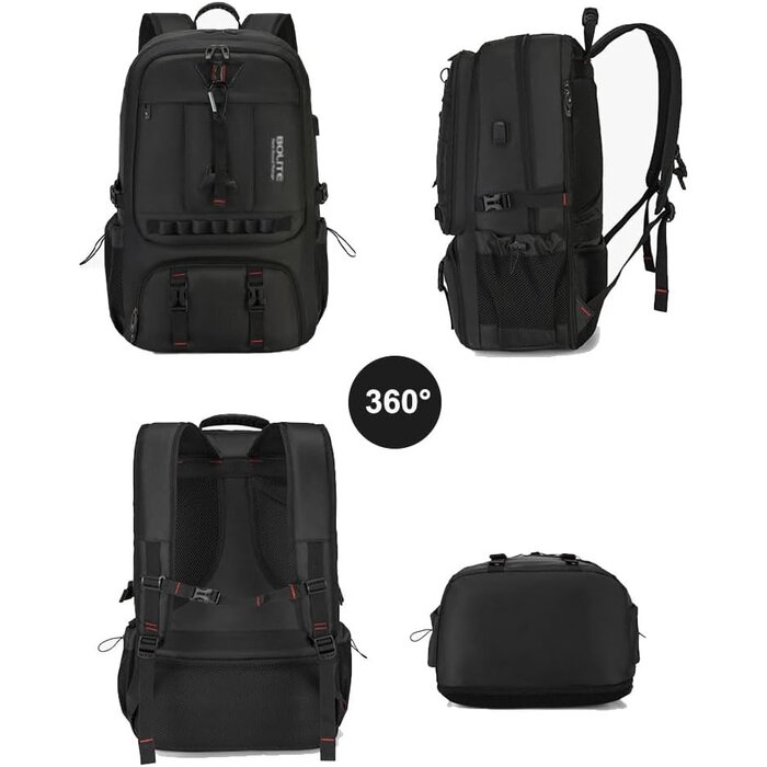 Erweiterbarer Reise-Rucksack 60L-80L | Laptopfach | Wasserabweisend | bis zu 32%