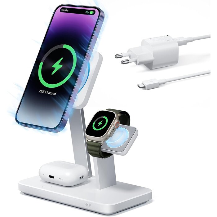 3-in-1 MagSafe Ladestation für Apple-Geräte - bis zu 32% günstiger