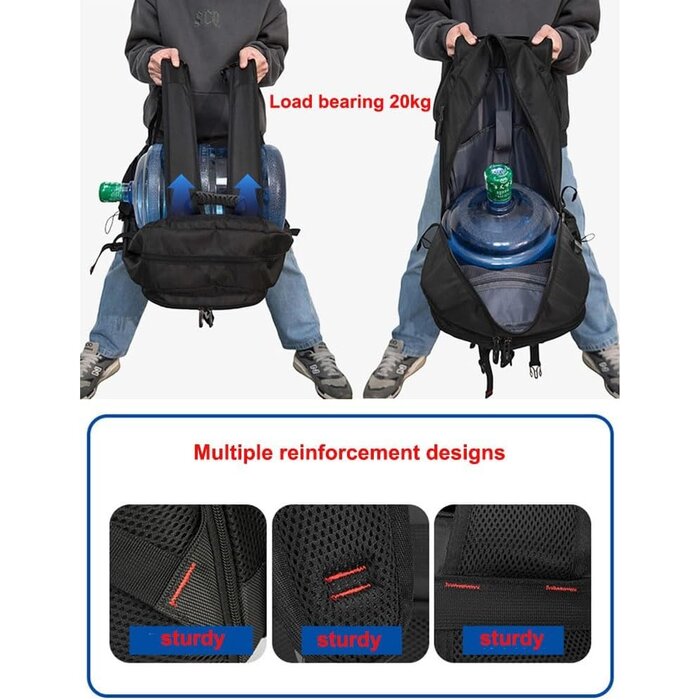 Erweiterbarer Reiserucksack 60L-80L | Laptopfach & Schuhfach | bis zu 32% Rabatt