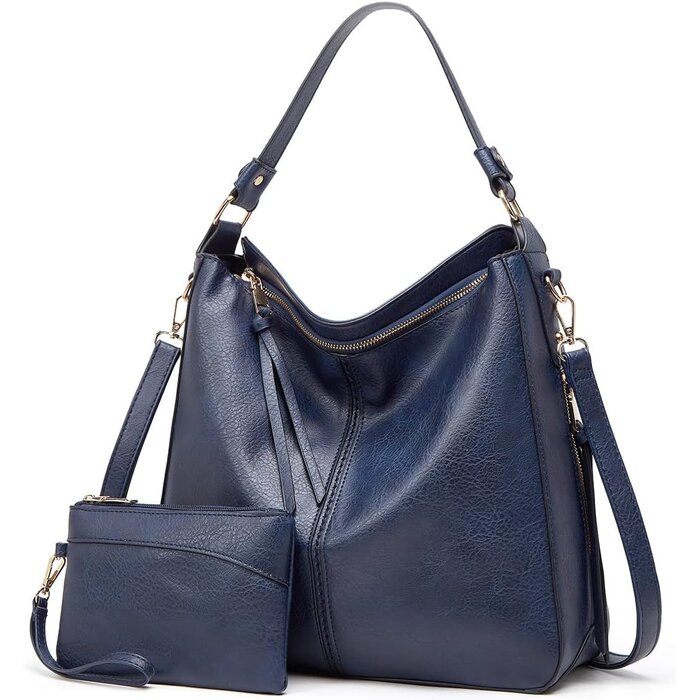 Damen-Taschenset aus PU-Leder: Elegantes 3-tlg. Set - jetzt bis zu 32% sparen