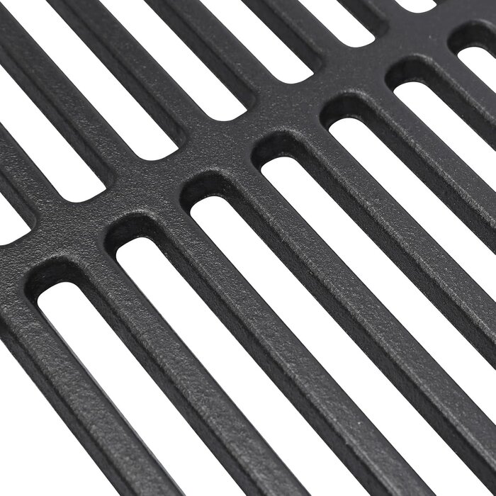Gusseisen Grillrost 60 x 40 cm - Emailliert & Massiv - bis zu 28% sparen