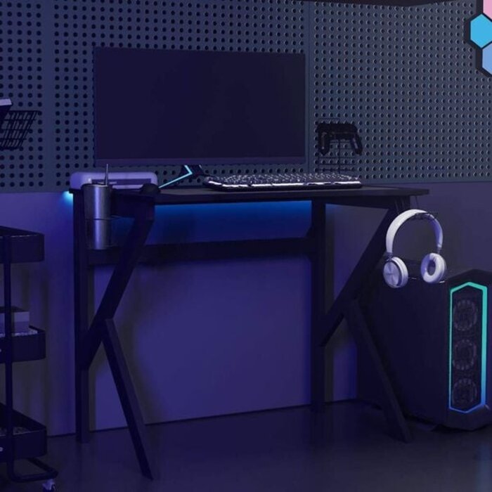 Ergonomischer Gaming-Schreibtisch, 90x60x75 cm - Jetzt bis zu 34% günstiger